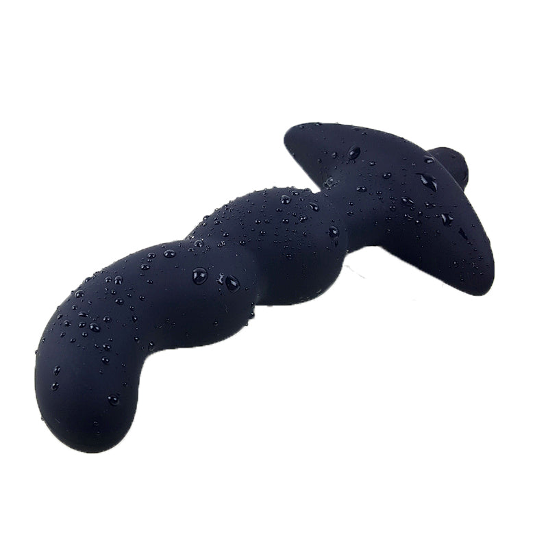 Silicone G-Spot Vibrating Anal Plug for Adults