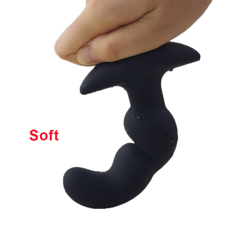 Silicone G-Spot Vibrating Anal Plug for Adults
