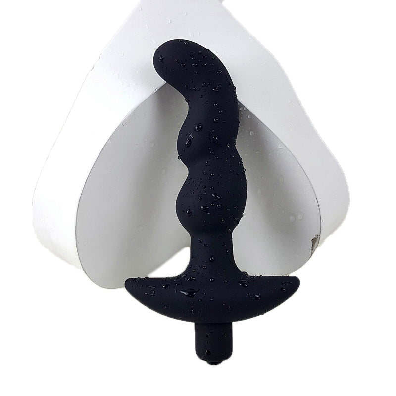 Silicone G-Spot Vibrating Anal Plug for Adults