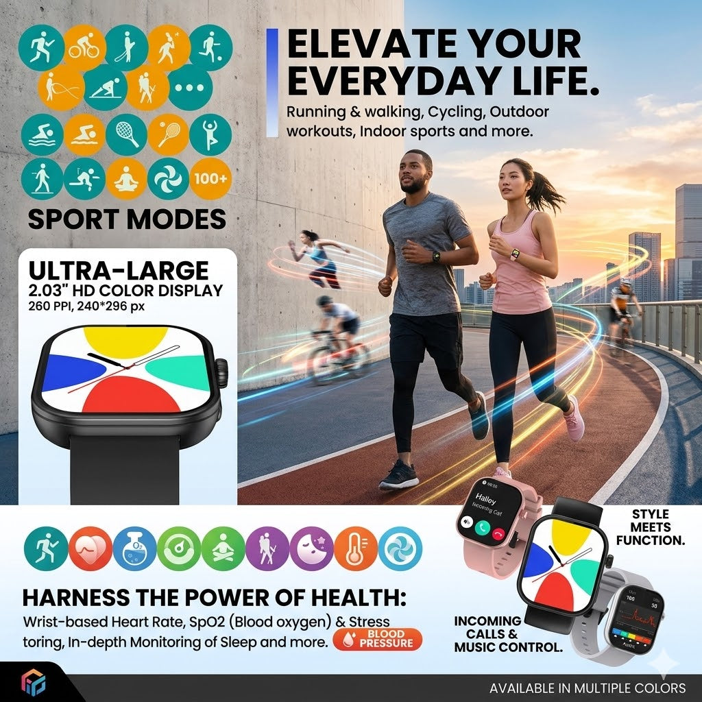Zeblaze Btalk Plus Smartwatch with Bluetooth Calling