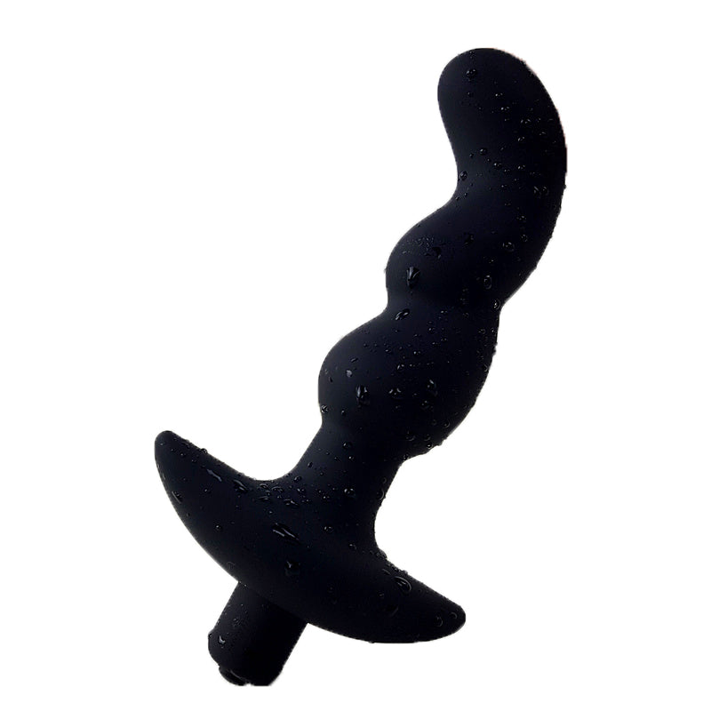 Silicone G-Spot Vibrating Anal Plug for Adults