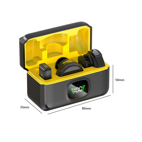 Wireless Digital Display Lavalier Microphone