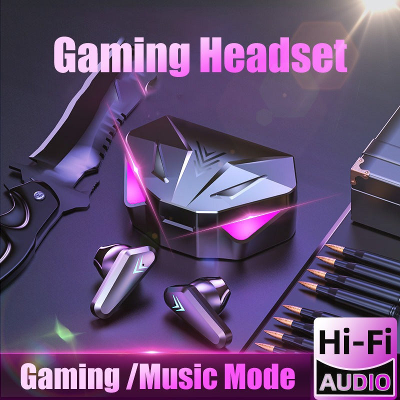 Wireless Gaming Headphones – RGB LED | Surround Sound | Noise Cancelling Mic | PC & Console