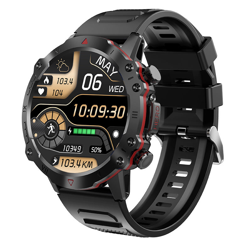 D12 Bluetooth Smartwatch with Heart Rate & Blood Pressure