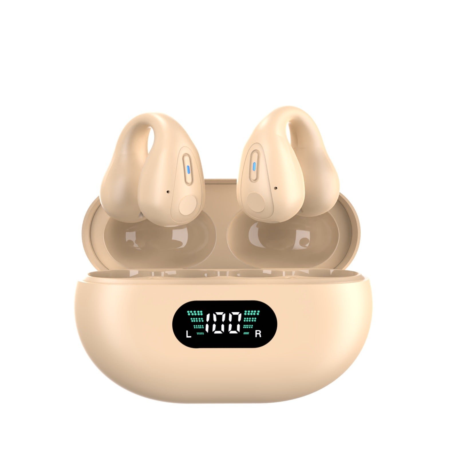 New TWS Bone Conduction Bluetooth Earbuds with Display