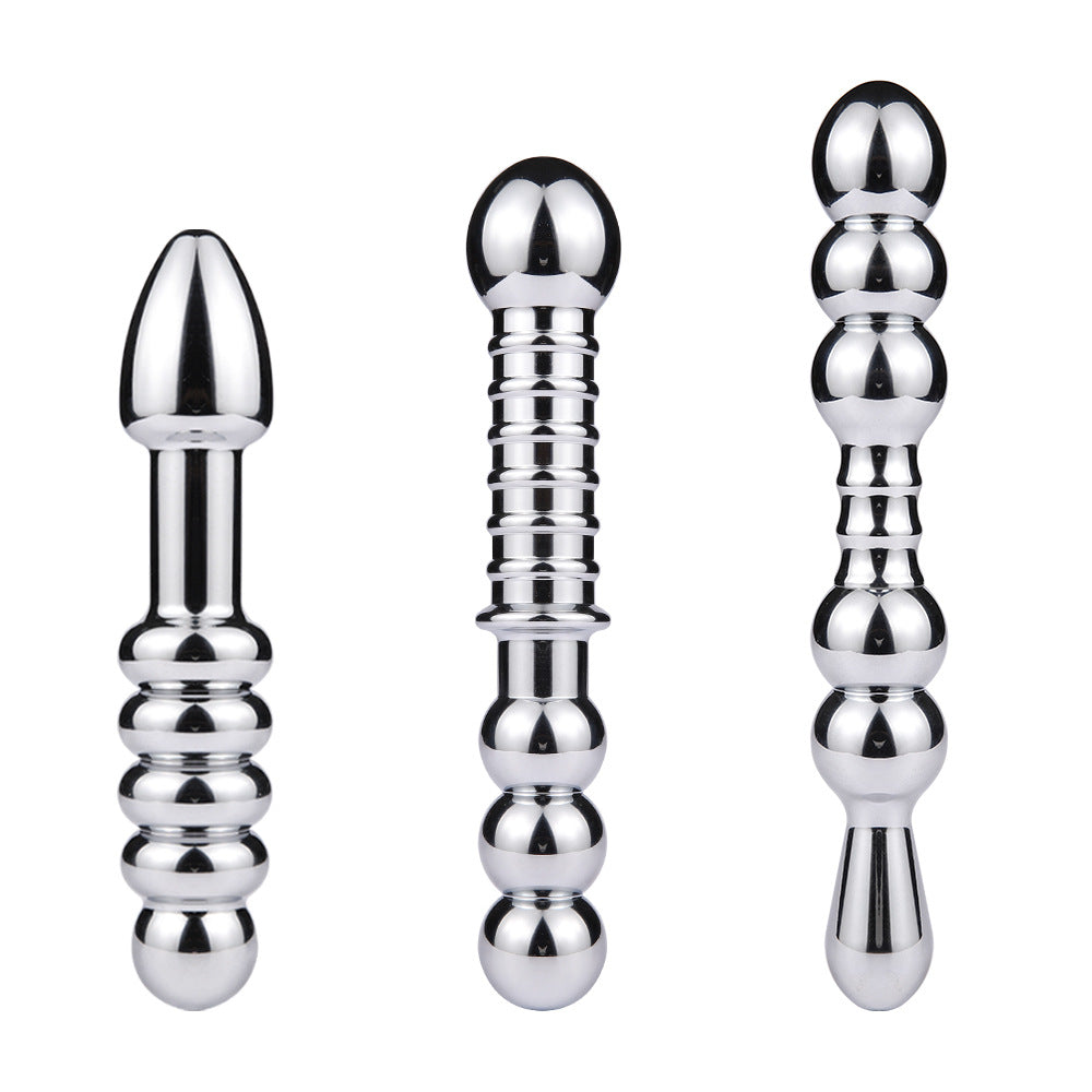 Metal Double-Ended Anal Plug for Women (Adult Toy)