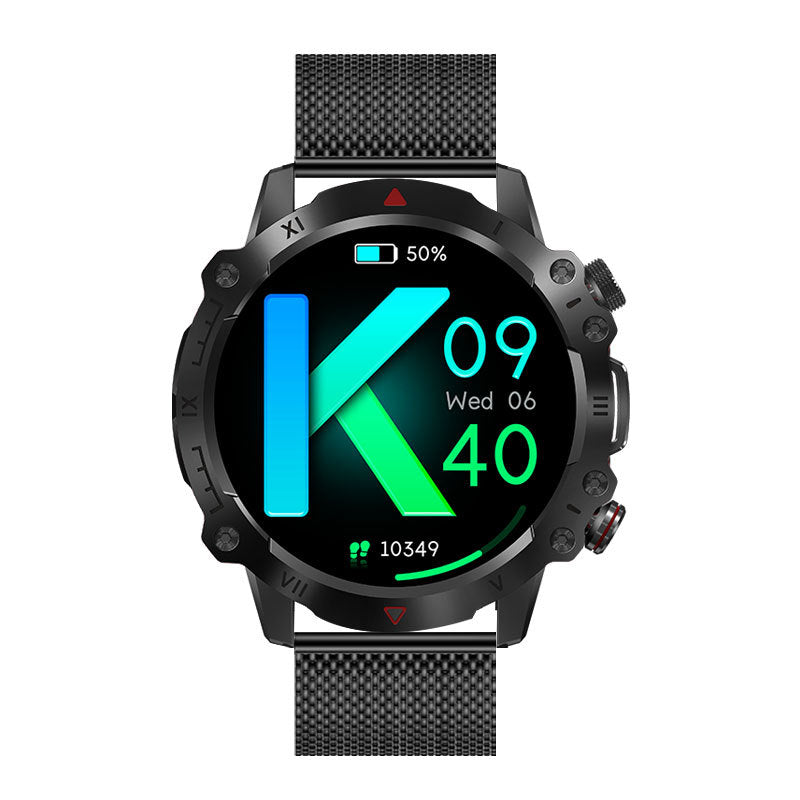 D12 Bluetooth Smartwatch with Heart Rate & Blood Pressure