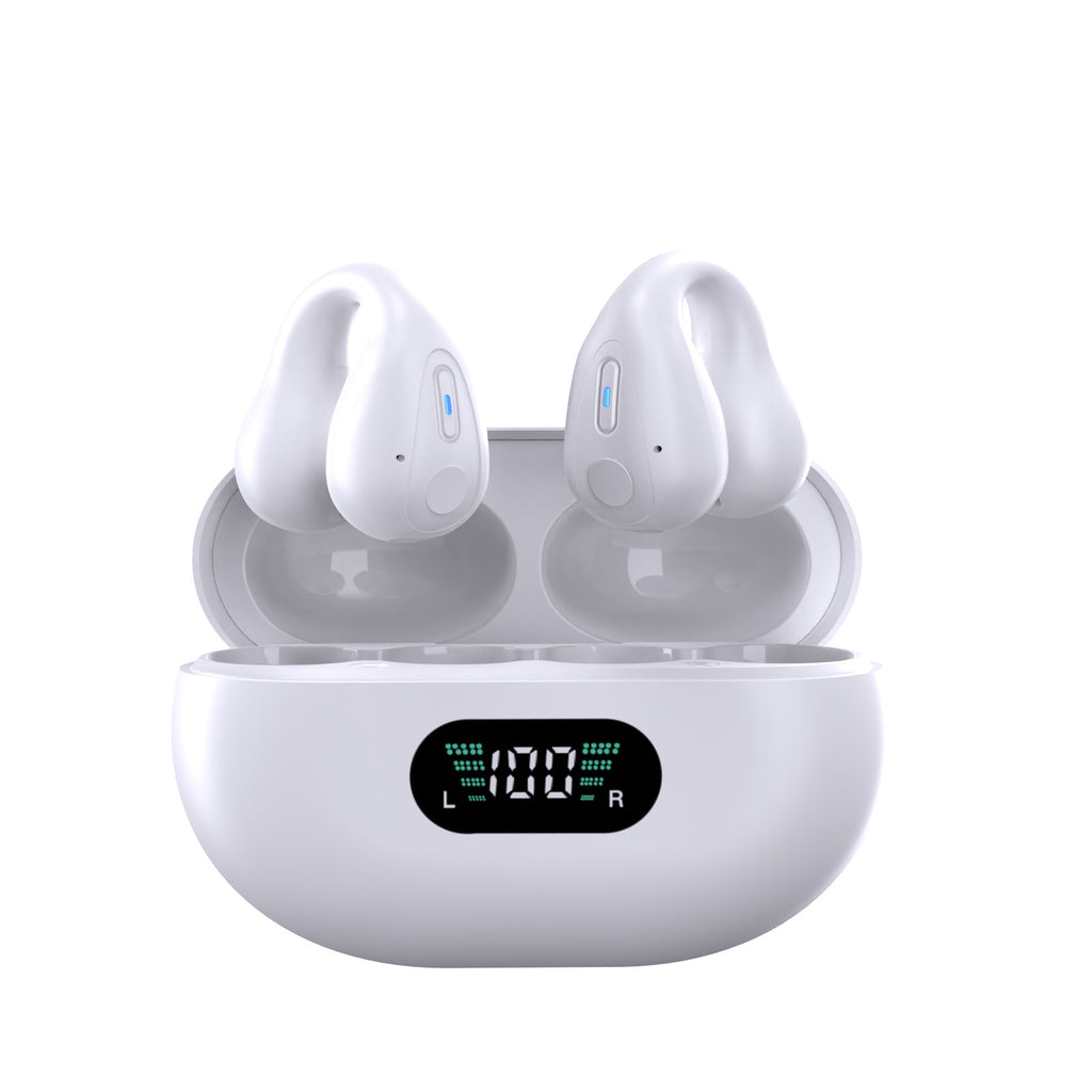 New TWS Bone Conduction Bluetooth Earbuds with Display