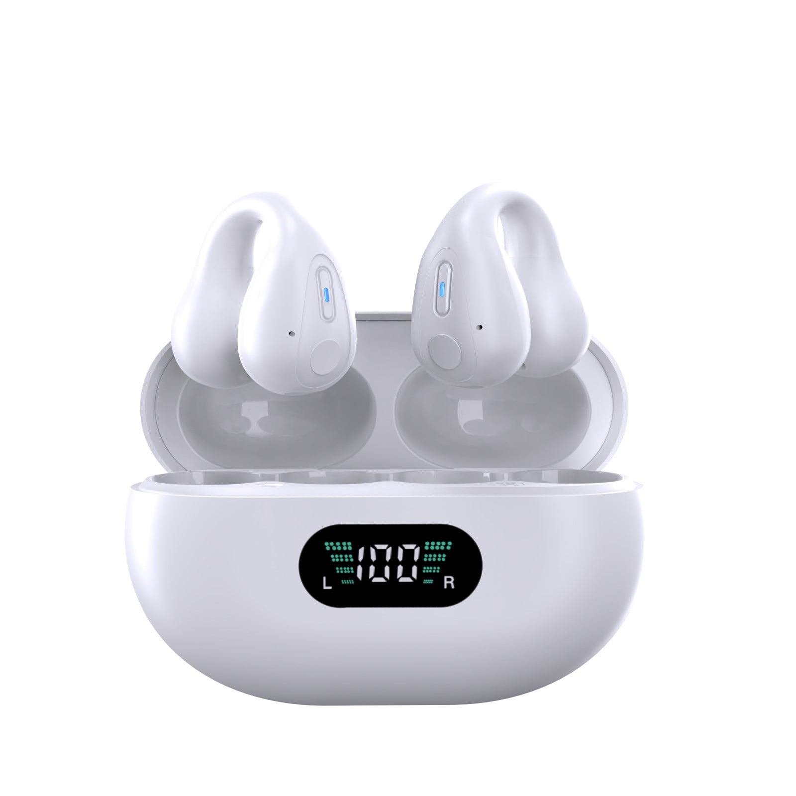New TWS Bone Conduction Bluetooth Earbuds with Display