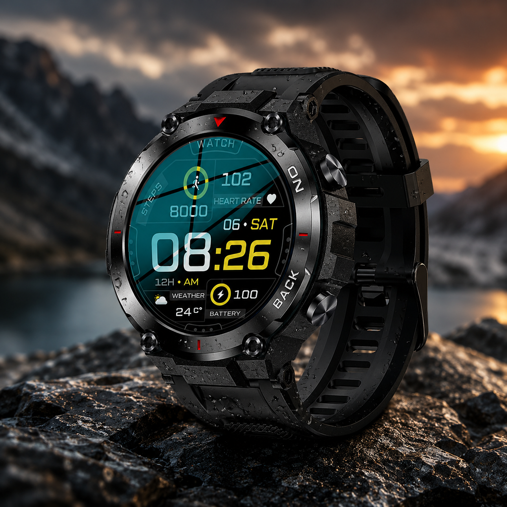 K37 GPS Smartwatch for Women with Health Tracking
