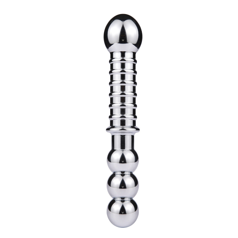Metal Double-Ended Anal Plug for Women (Adult Toy)