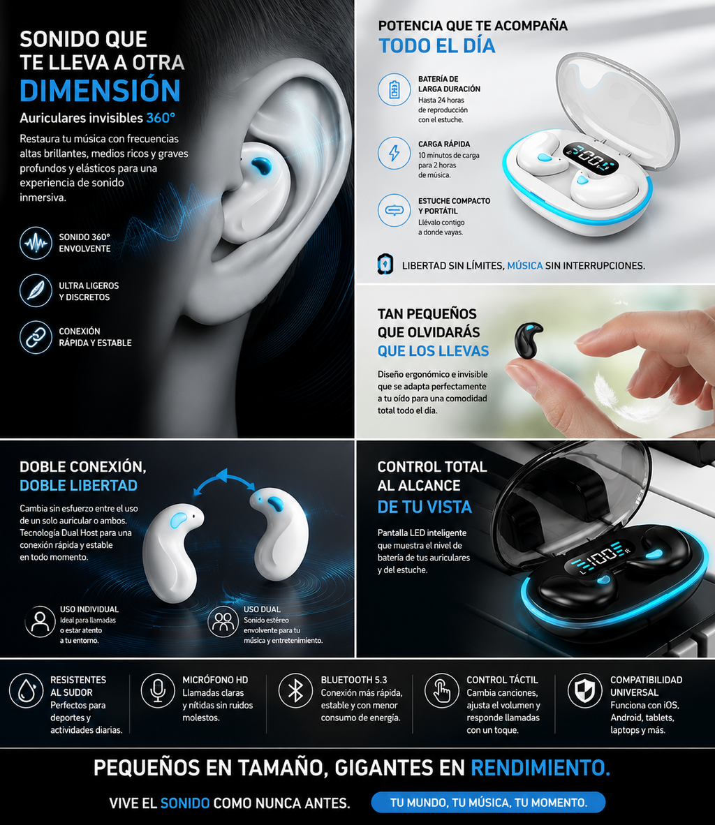 X55 Sleep Wireless Bluetooth Earbuds