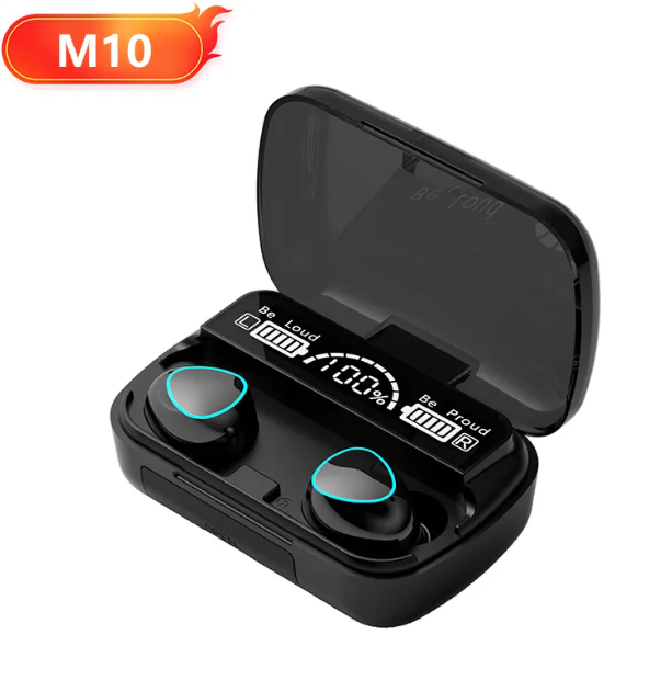 F9 Smile TWS Bluetooth 5.1 Earbuds – LED Display | 2000mAh Charging Case | Deep Bass