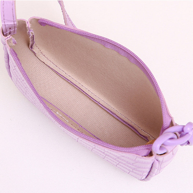 Crocodile Design Women's Shoulder Handbag and Bag